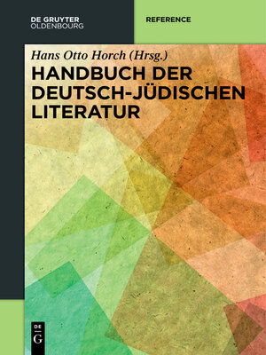 cover image of Handbuch der deutsch-jüdischen Literatur